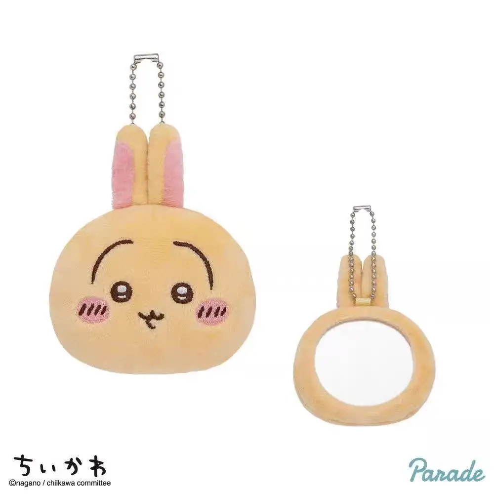 

Kawaii Chiikawa Usagi Mirror Ornament Doll Cute Backpack Pendant Makeup Mirror Children's Birthday Gift