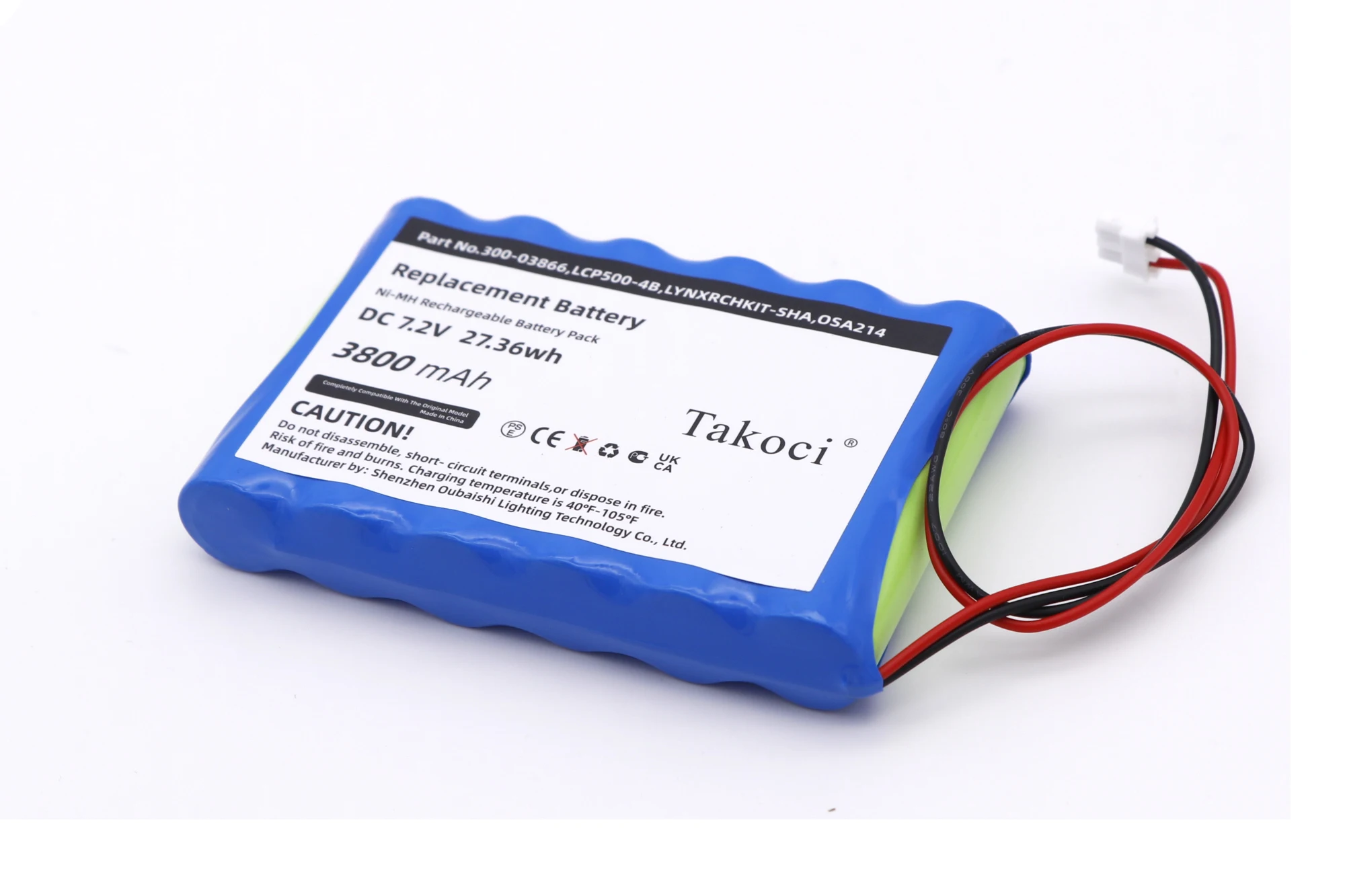 Replacement Battery for Honeywell  Lynx, lynx 5100, lynx 5200, lynx 5210, lynx Touch 5210, lynx touch 7000, Lyric Controller