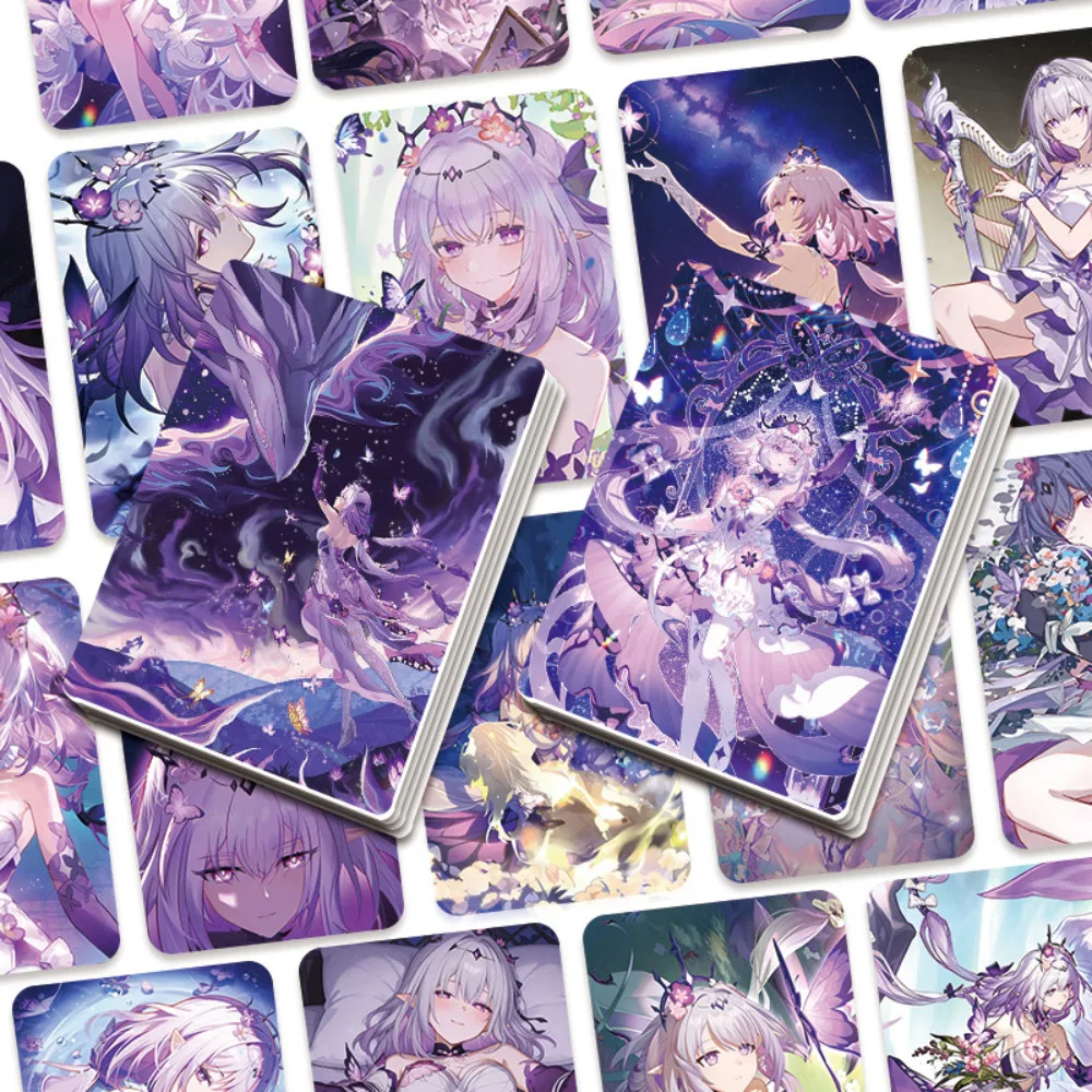 55Pcs Game Peripheral Character Castorice‌ Boxed Small Cards Exquisite Photos with High Aesthetic Value Fans Collection Gifts