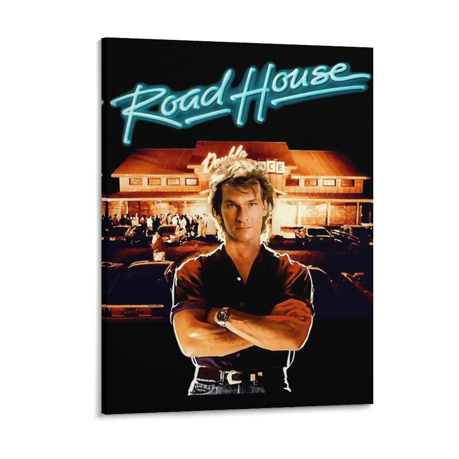 Jhonny and Babe Dirty Dancing watercolor D5 romance Roadhouse Patrick Swayze Retro 80_s Movie Wall Framed Wall Paintings