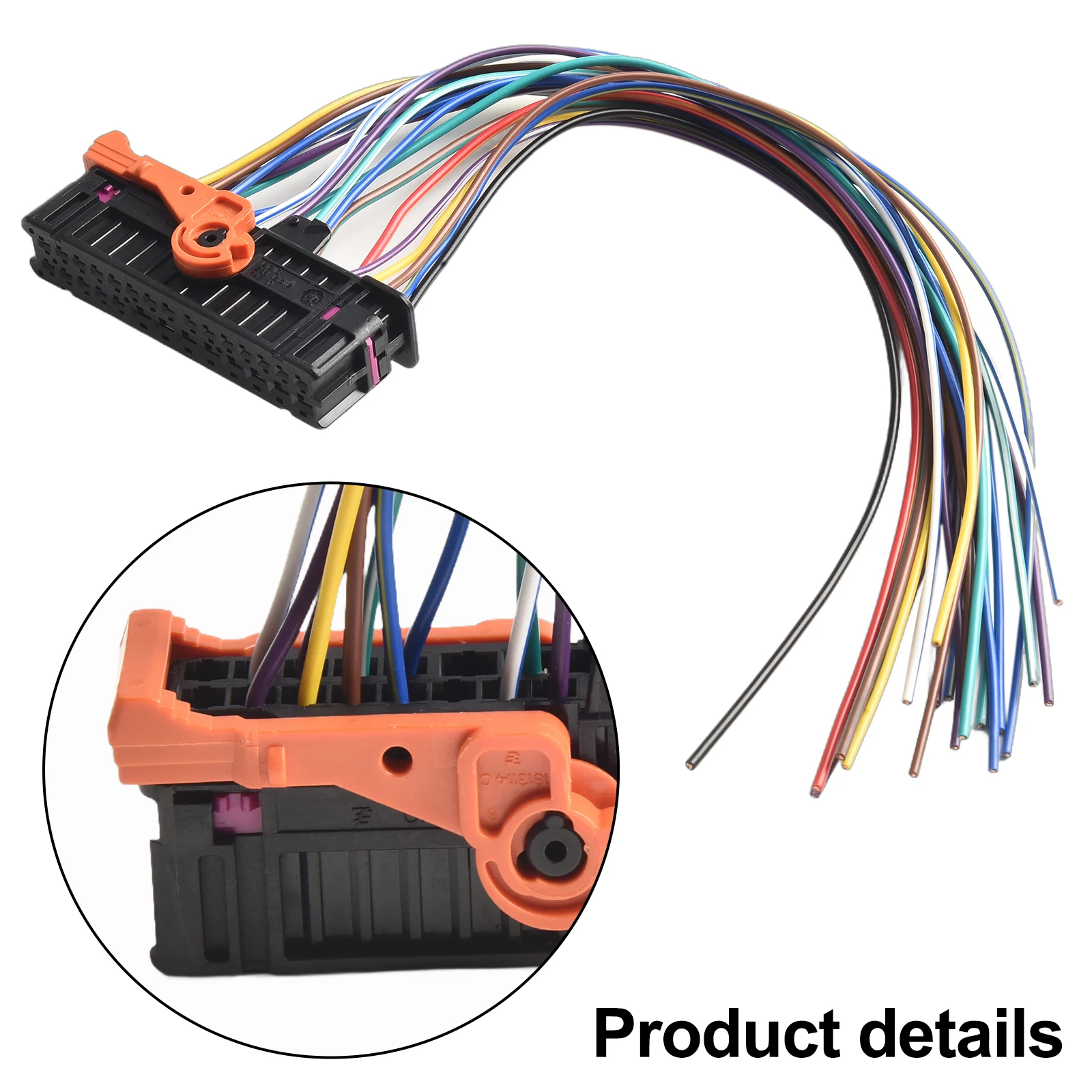 Door Cable Wiring Harness Black ABS Replacement Parts 51277171 1510010 For Seat For Alhambra For Skoda For Golf