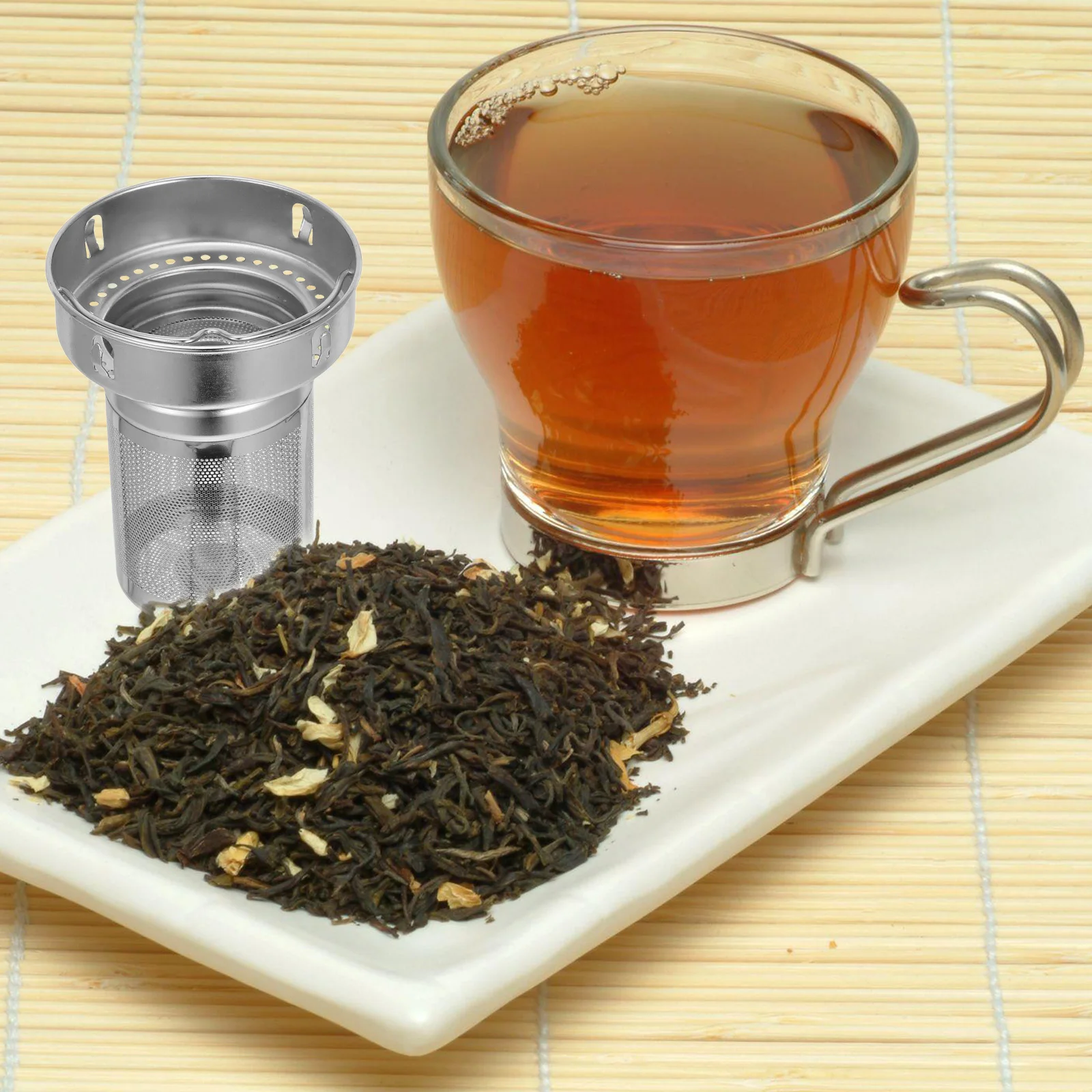 

Stainless Steel Tea Infuser Metal Mesh Filter for Cups Mugs Teapots Portable Loose Leaf Tea Strainer Teas Filter