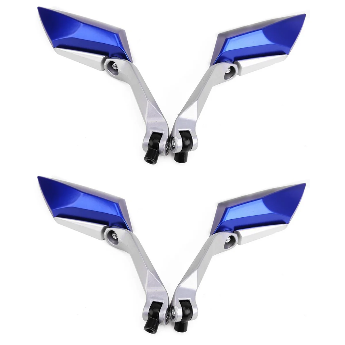 

Set of 2 Scooter Side Mirrors Rearview Motorcycle Camera for Motorcycles Handlebar