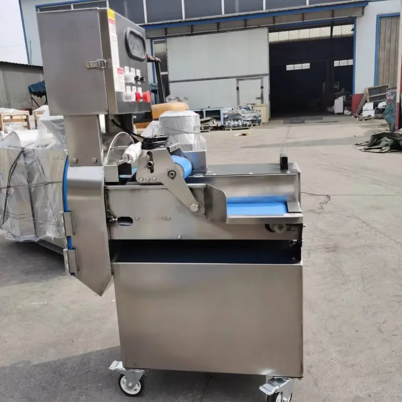 เครื่องตัดผักผลไม้แบบอุตสาหกรรม สแตนเลส สำหรับแครอท แตงกวา ผักใบ ราก และผลไม้ต่างๆ