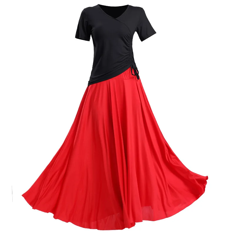 Standard Ballsaal Praxis Latin Tanz kleid für Frauen benutzer definierte Quaste Kleid Cha Cha Tango Erwachsenen Bühne profession elle Kleidung