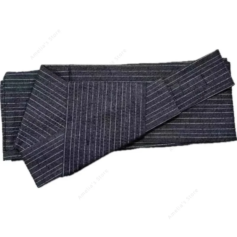 حزام يوكاتا أوبي للرجال اليابانيين مع شريط سحري، ملحق كيمونو تقليدي قابل للتعديل لارتداء رداء الحمام الرسمي