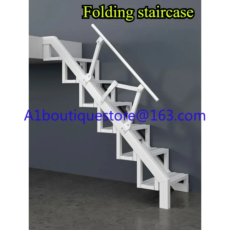 Customized wall folding stairs indoor duplex