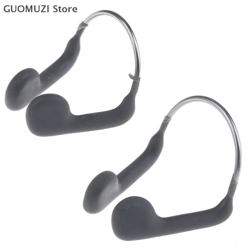 1Pc Soft Silicone Swimming Nose Clip Durable No-skid Adjustable Stainless Steel Wire for Swimming Diving Sports Accessories