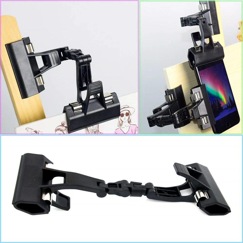 Adjustable Double Head Easel Clip, Foldable Swivel Painting Holder for Canvas Drawing, Art Sketching Clamps