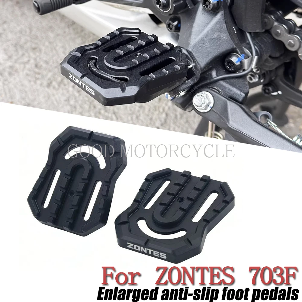

For ZONTES703F Modified Pedal Widened And Enlarged Anti Slip Front Left And Right Pedals Enlarged Anti-Slip Foot Pedals