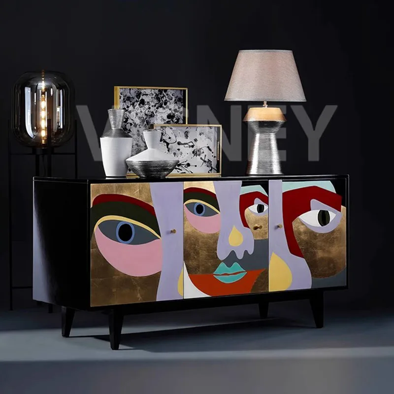 Étagères salon Bar armoire de rangement Mobile Restaurant Armoire à vin affichage luxe whisky Cocktai Armoire meubles à la mode