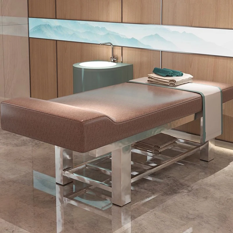 

Masajeador Professional Folding Bed Beauty Spa Luxury Clinic Massage Bed Folding Lashista Lettino Per Massaggi Salon Furniture