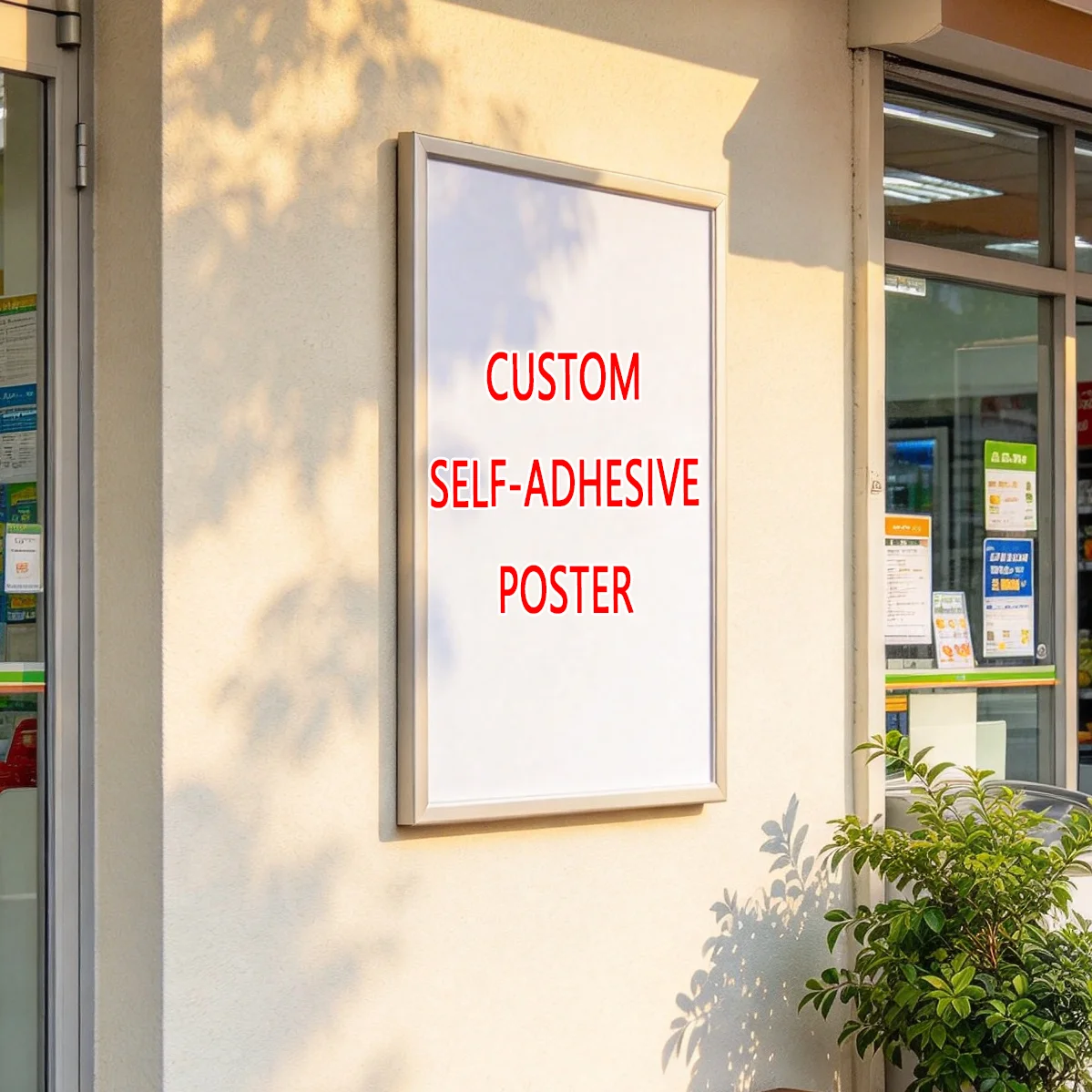 1 Custom Self-Adhesive Poster Print — Upload Your Own Image or Photo. Ideal for Occasions Such as Graduation Season, Halloween