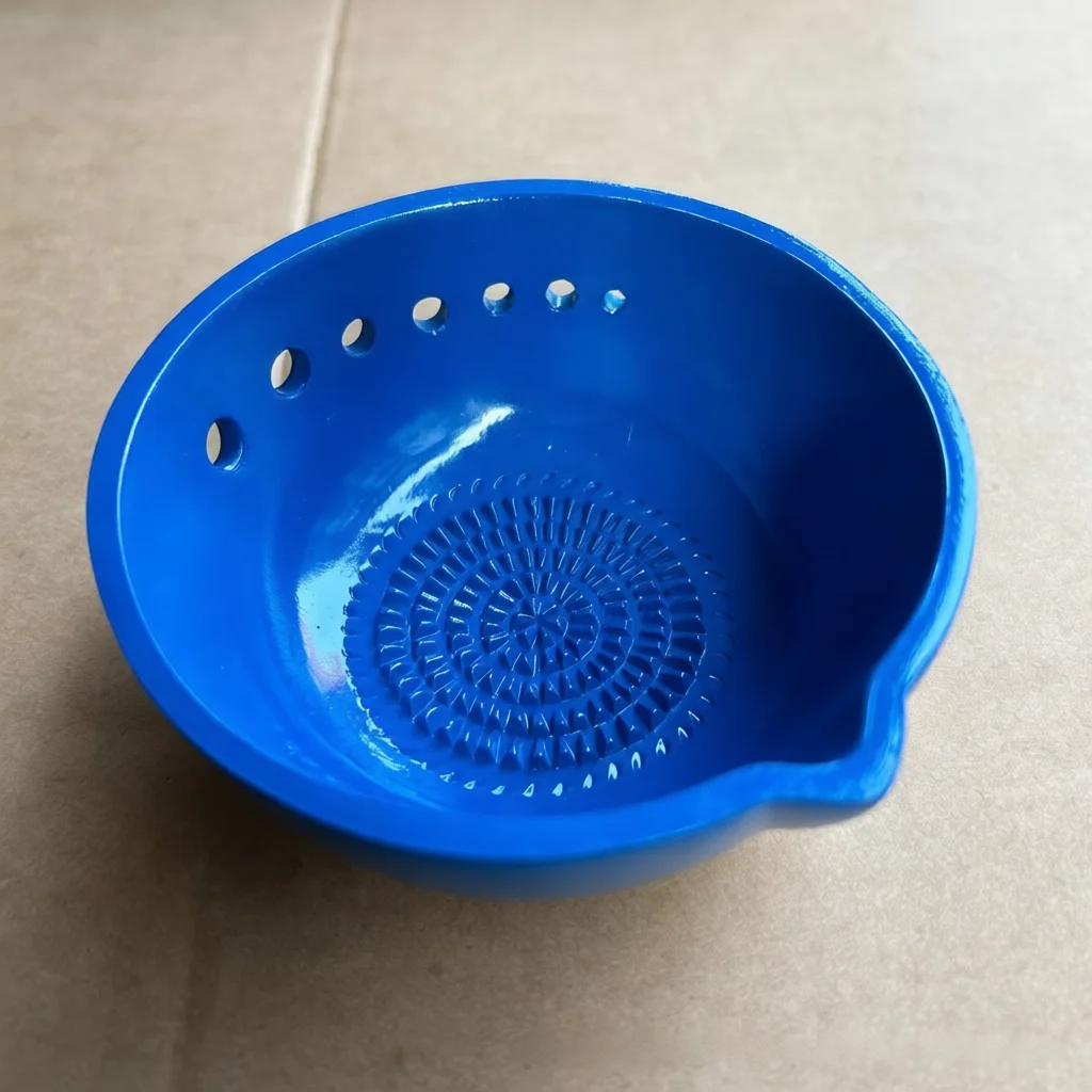 Handmade Garlic Grater Herb Bowl Kitchen Gadget Manual Grinding Tool Masher Processor Bowl For Ginger Chili Vegetable Spice