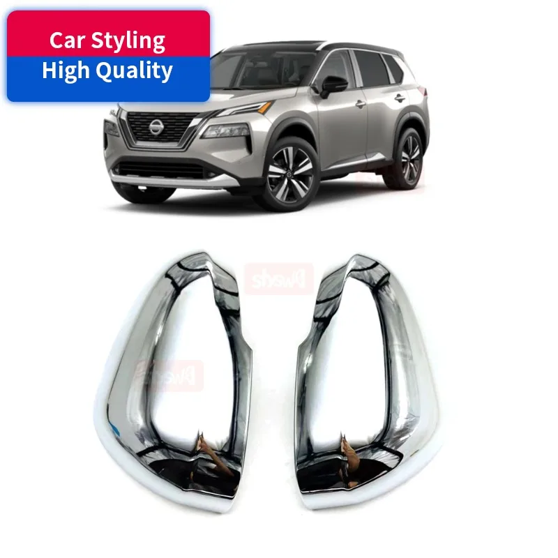 For Nissan X-trail T33 Rogue 2021 22 Rearview Mirror Modified Protective Cover Reflector Anti-rub Frame Car Styling Accessories