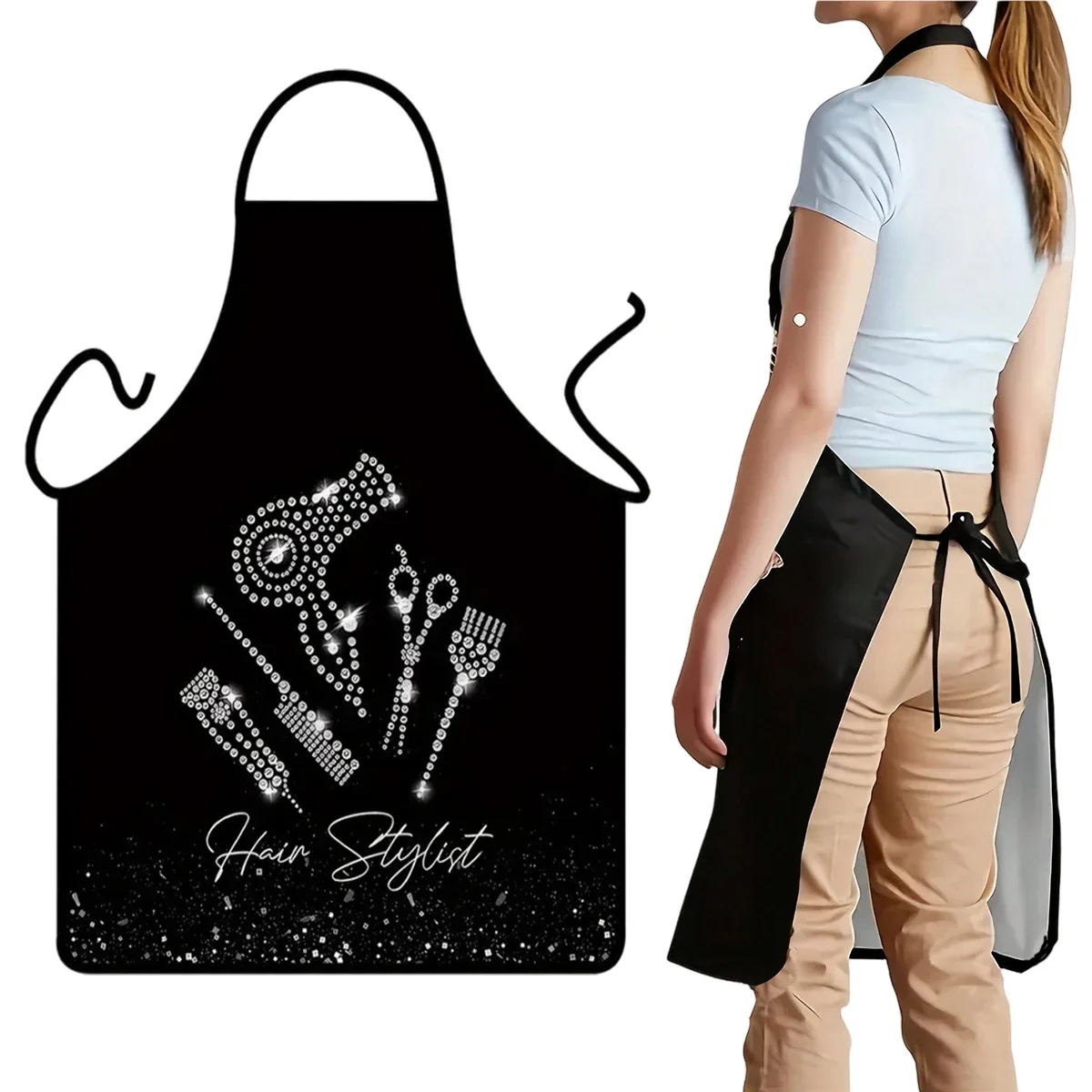 

1 шт. Парикмахерский пеньюар для мужчин и женщин, для стрижки, окрашивания волос, фартук для стрижки, инструменты и аксессуары для кухни, маникюра, салона красоты