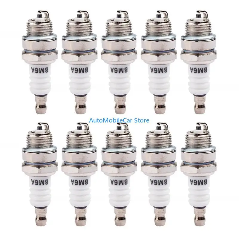 G8TE Sparks Plug BM6A for 33cc 43cc 47cc 49cc Pocket Bike ATV Quads Scooter 2-Strokes Engine Trimmer Blower Chainsaw