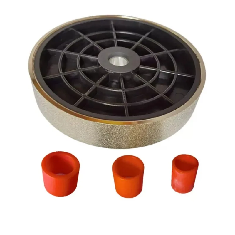 Electroplate Coated Diamond Grinding Sharpener Wheel Accessory Disc Diameter 200mm Width 38mm For Glass Tungsten Steel Polishing