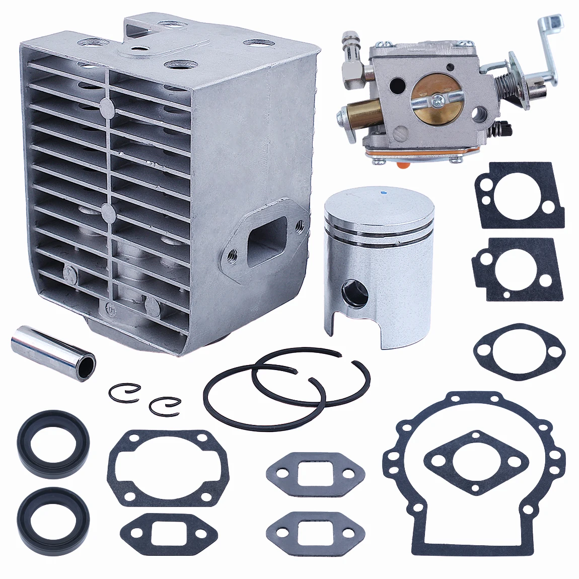 

WM80 45mm Cylinder Piston Gasket Set For Wacker BS500 BS502 BS502I BS600 BS602 BS602I BS700 BS702 Carburetor Gasket Chainsaw
