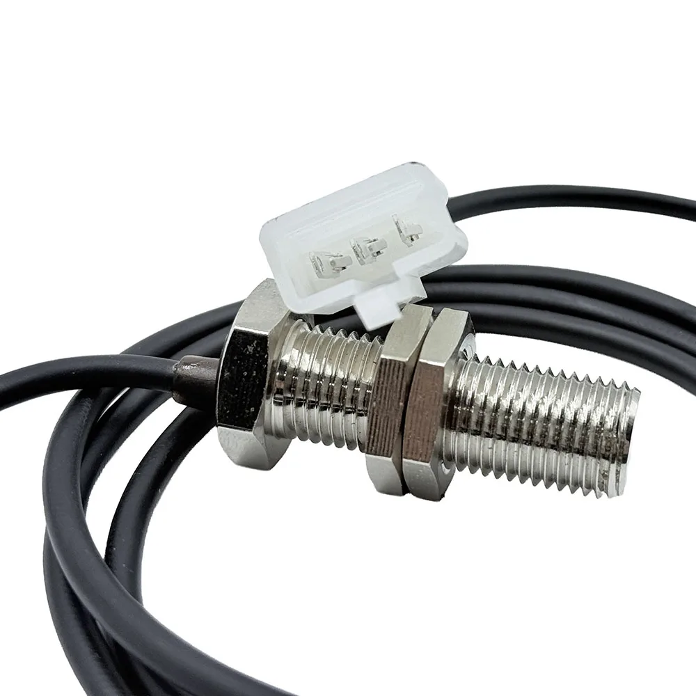 12V Universal Motorcycle Scooter Odometer Speedometer Magnetic Sensor Cable Replacement Kit 3 Pins Durable Digital Sensor
