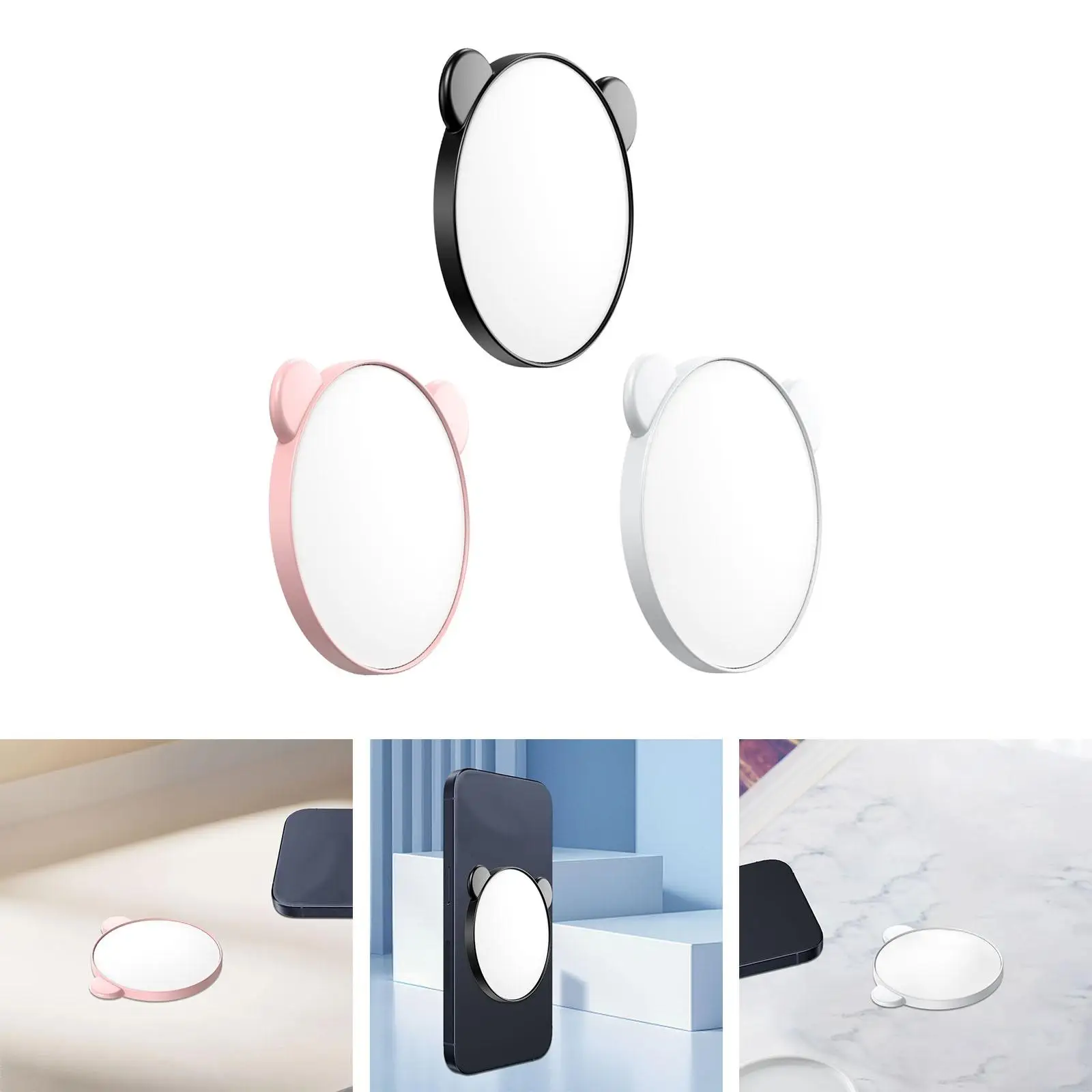 Magnetic Vlog Selfie Phone Mirror Gift for Photography Lovers Easy Installation Universal Phone Photography Accessories Portable