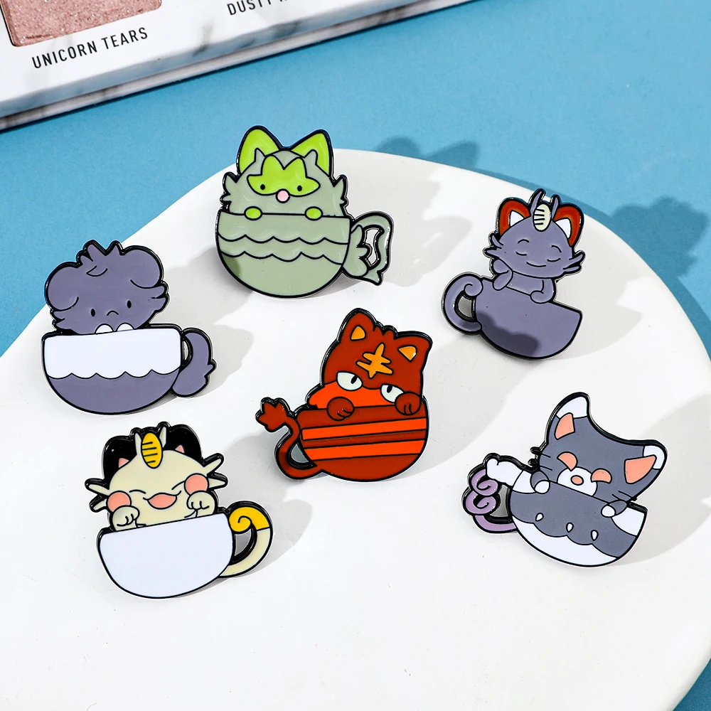 Модная-эмалированная-брошь-серии-«Чайная-чашка»-с-милым-мультяшным-котом-значок-булавка-изысканное-ювелирное-изделие-подарок-для-аксессуаров-для-рюкзака