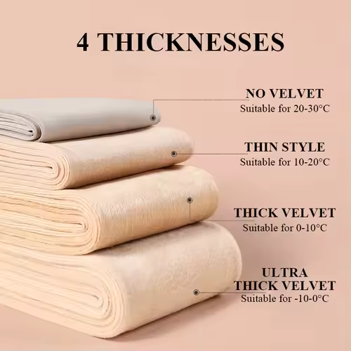 Kave Nude Leggings Winter Warm Double-layer Pile and Thicken Silk Stockings for Women Natural Autumn Flesh-colored Pantyhose - Image 4