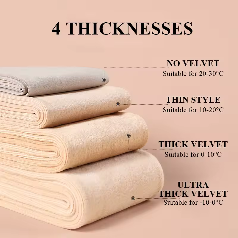 Kave Nude Leggings Winter Warm Double-layer Pile and Thicken Silk Stockings for Women Natural Autumn Flesh-colored Pantyhose - Image 4