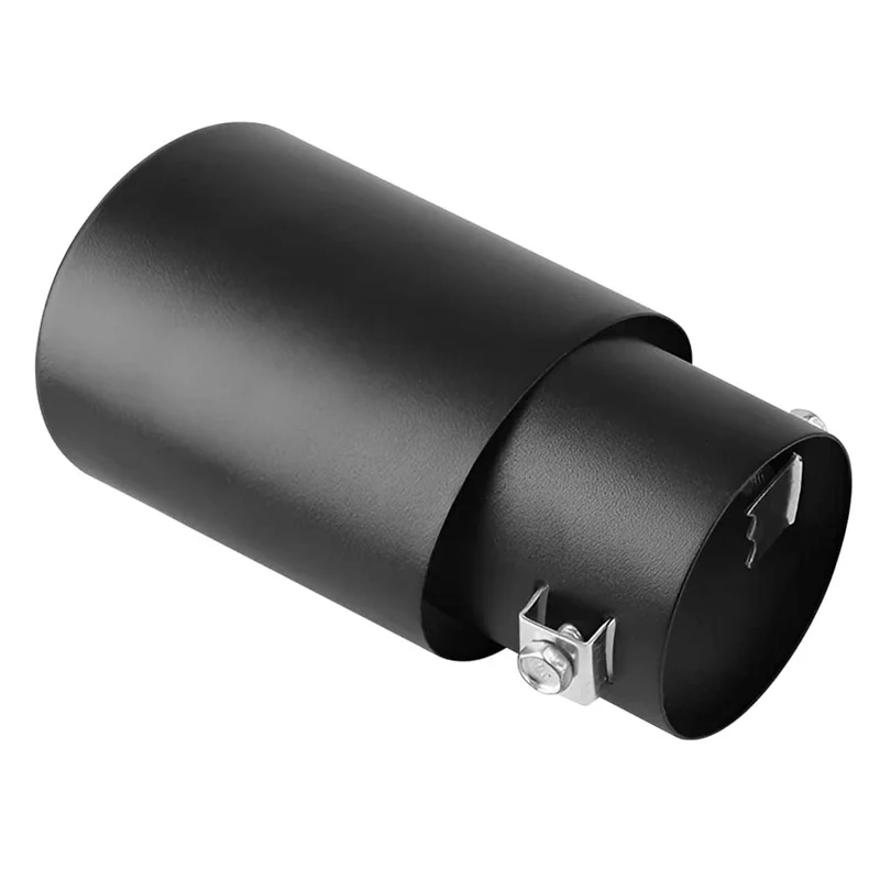 

M93K-1 шт. Наконечник выхлопной трубы автомобиля, модификация выхлопной трубы автомобиля, хвостовая горловина, универсальная нержавеющая сталь (черный)