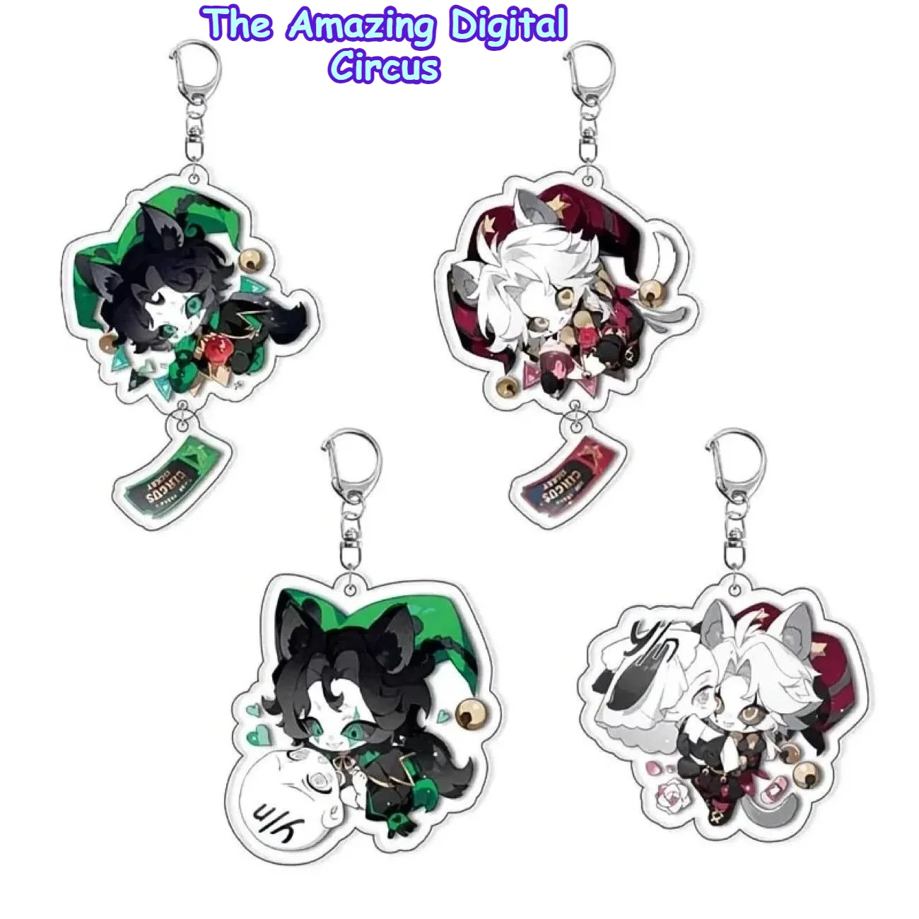 The Freak Circus Cute Keychain Animal Pendant Bag Charm Gift for Kids Girls Backpack Decoration Fashion Accessories
