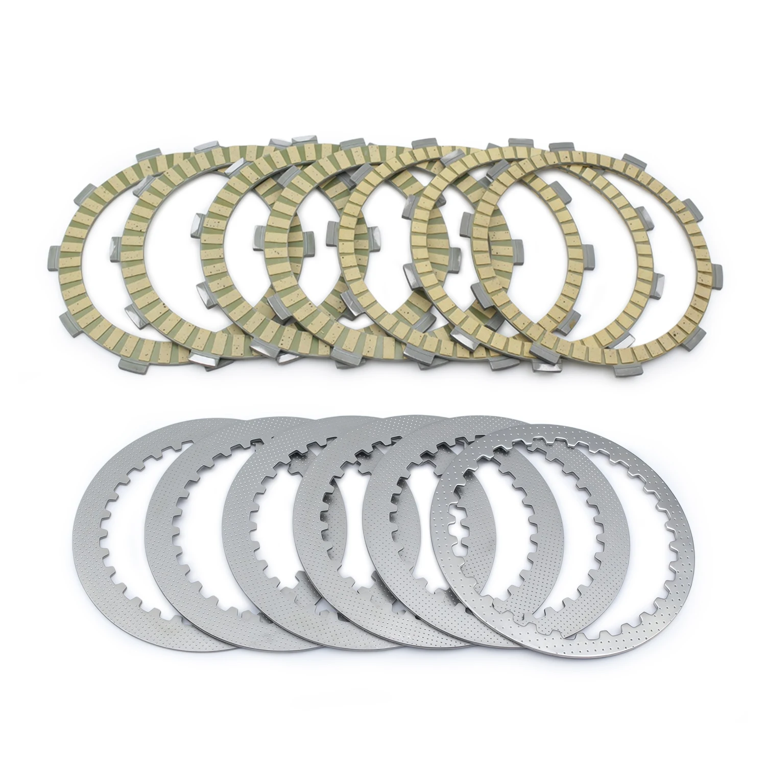 Fit For CFMOTO 675SR 675SRR Set Engine Clutch Plates Disc Friction Plate iron sheet Steel Plate Replacement Part Accesorios Moto