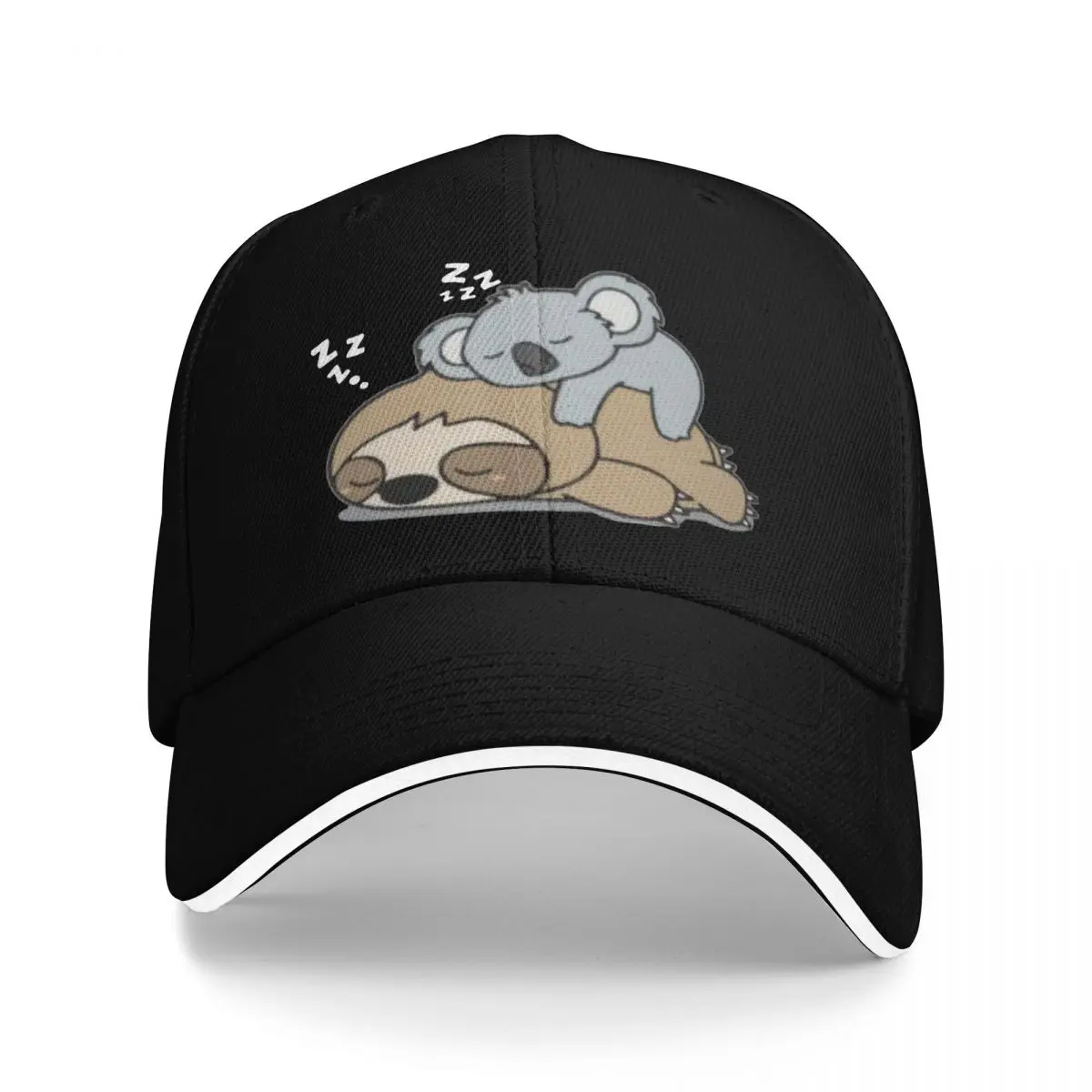 Preguiça preguiçosa com coala preguiçosa mamãe chapéus chapéu de verão boné de beisebol masculino boné de beisebol homem chapéu boné de beisebol