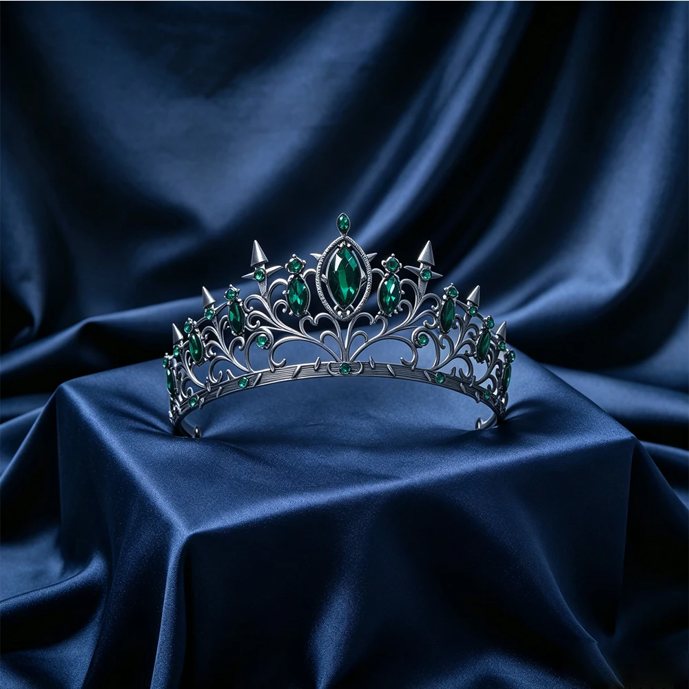 Women Queen Fashion - 1 buah Tiara Berduri Gothic Halloween