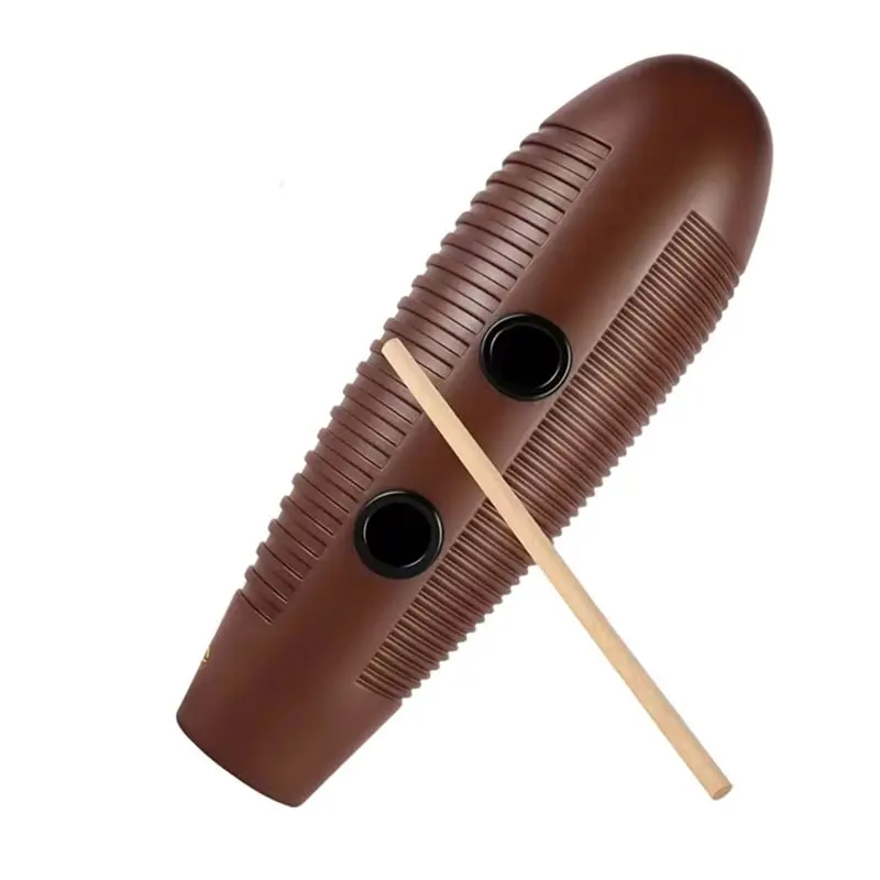 ABVE-Fish Guiro Instrument, Guiro-Percussion, fischförmiges Musikinstrument, Guiros, Trainingsgerät für Anfänger, Live