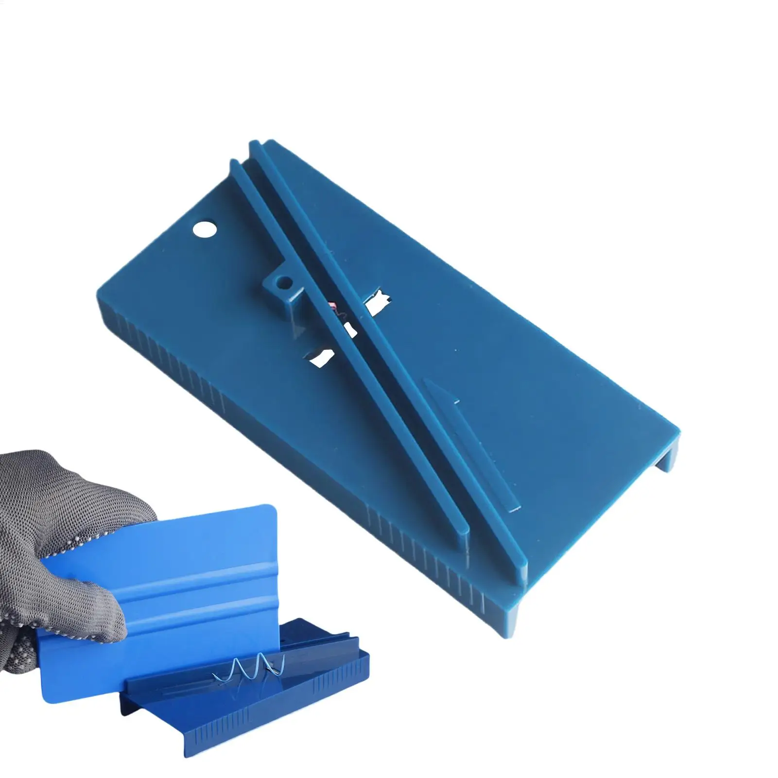 Plastic Car Film Edge Trimmer Triangle Window Tint Scraper Deburring Repair Tool Wear For Vehicle Wrap Garage Maintenance