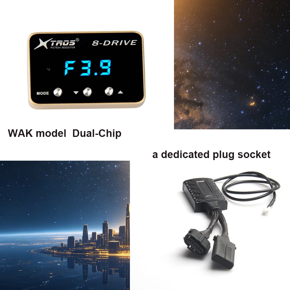 Electronics accessories 9 drive 6 modes digital car throttle response controller WAK model racing accelerator