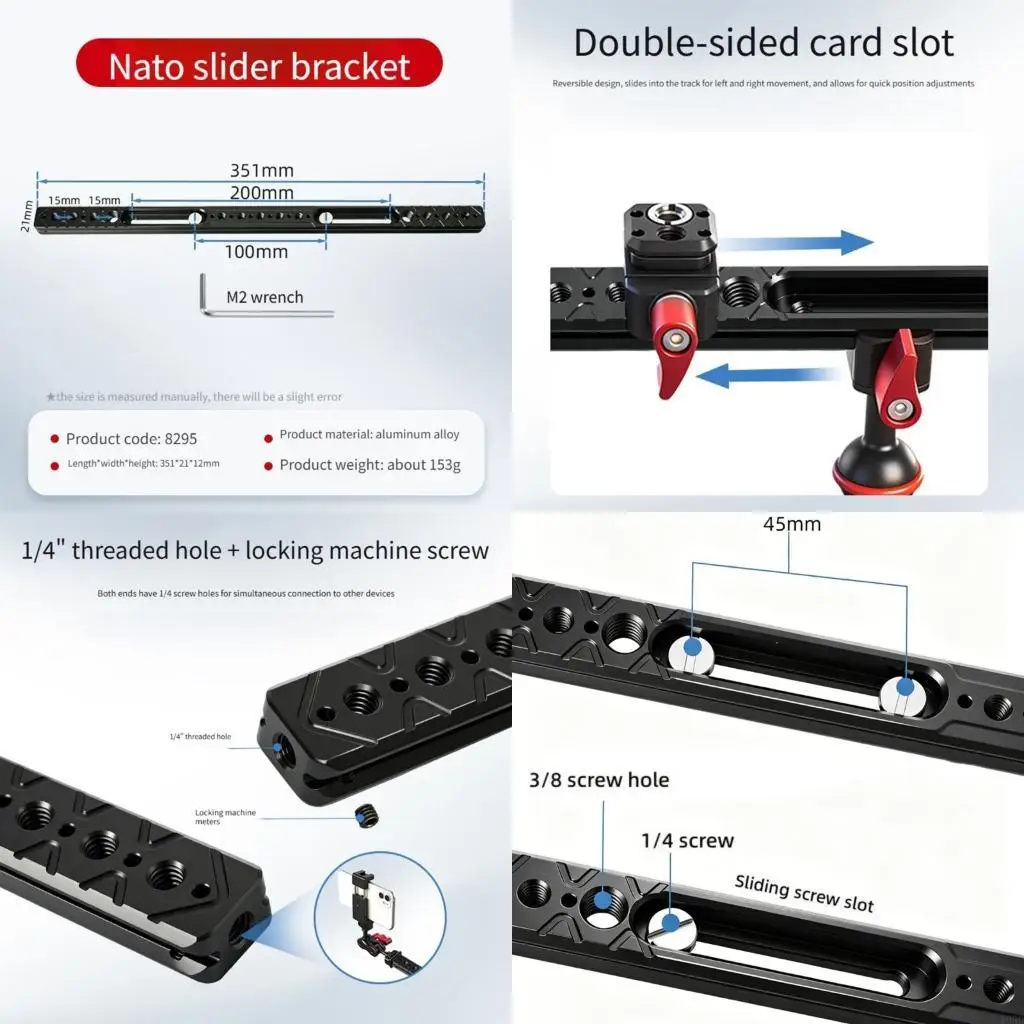 Precise Engineered Aluminum Slide Bracket Offering Improved Stability