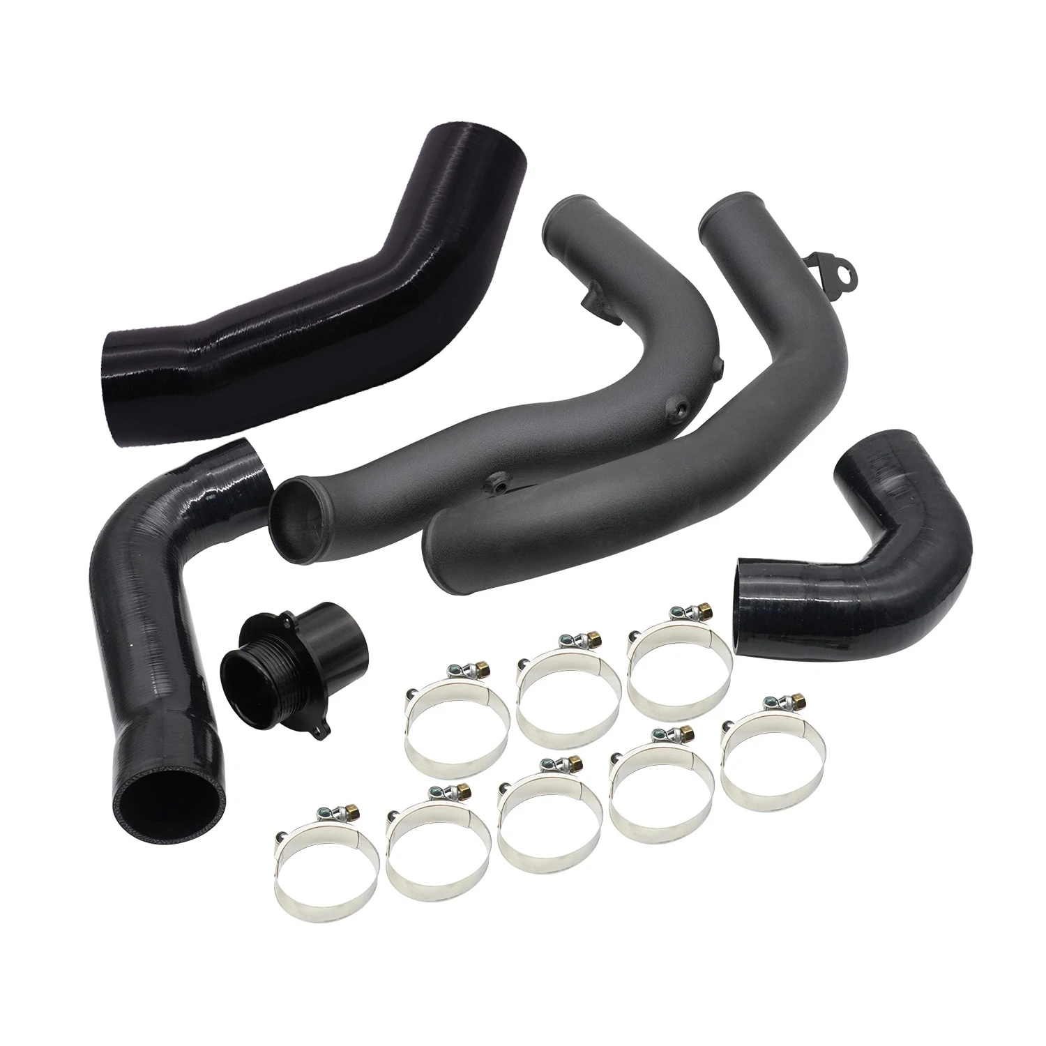 

SXLL High Flow Intercooler Turbo Charge Pipe Kit with Muffler Delete for VW Golf MK7 GTI MQB EA888 Gen3 S3 A3 8V Cupra 1.8T