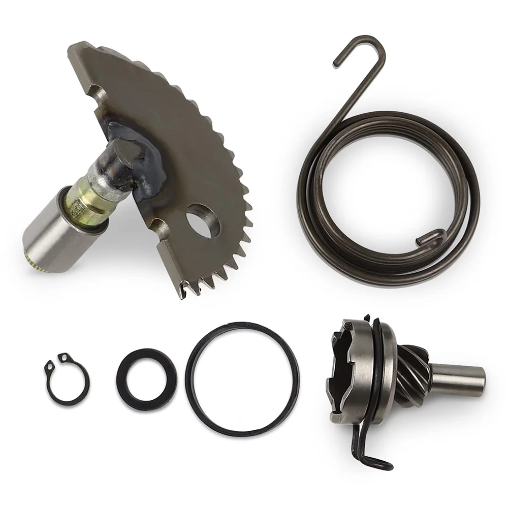 Skuter Motorower Kick Start Gear Starter Shaft Starter Lever Rebuild Kit Idle Gear Spring pasuje do 49cc 50cc 80cc GY6 139QMB P139QMB — zdjęcie 3