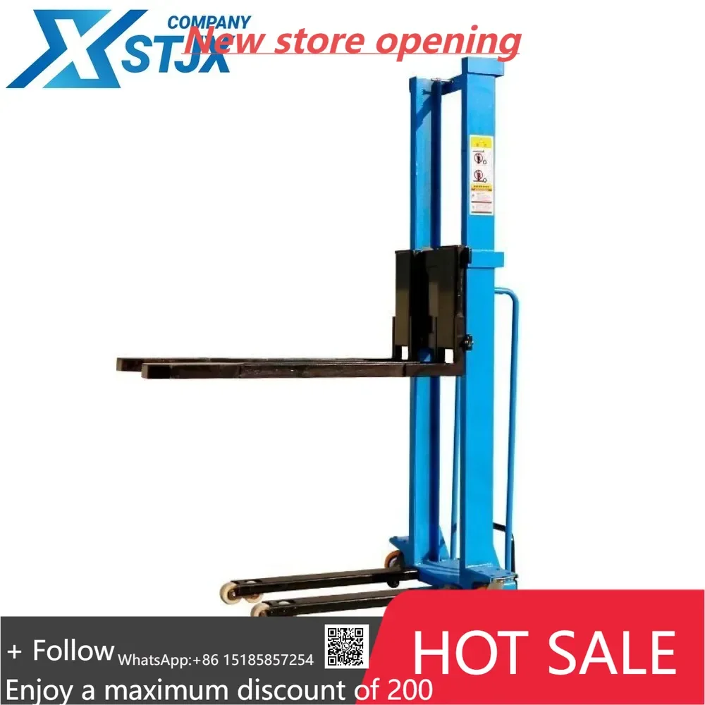 

Electric forklift portable automatic hydraulic transport stacker mobile lift