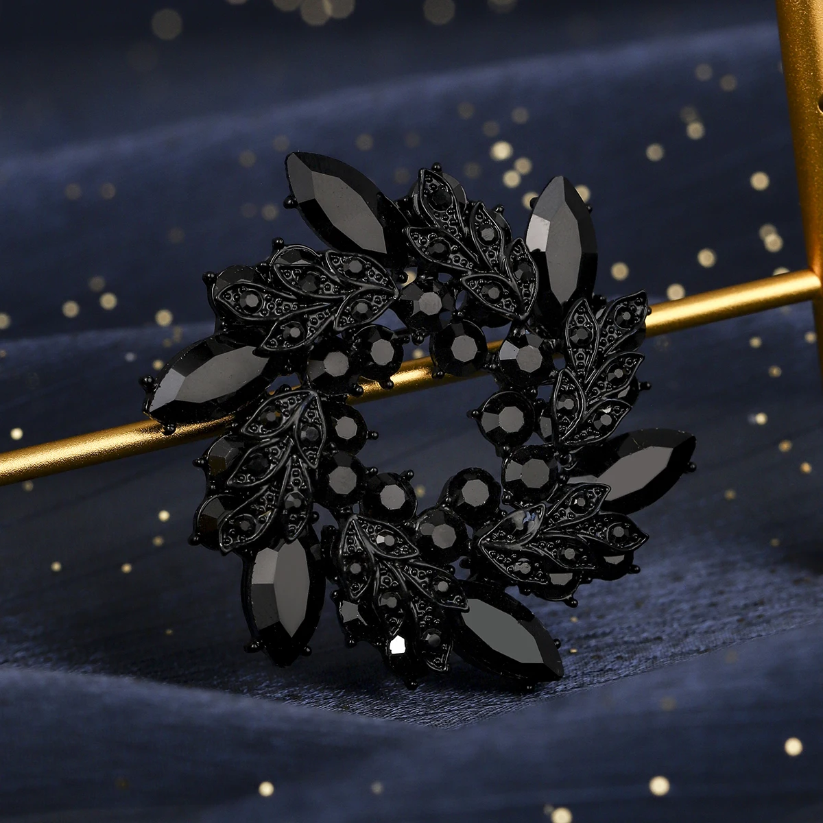 Kristall Diamante Metall Blume Brosche Anzug Rock Pin Dekoration Schmuck Zubehör Geburtstags geschenke für Freunde Urlaub Schmuck – Detail 15
