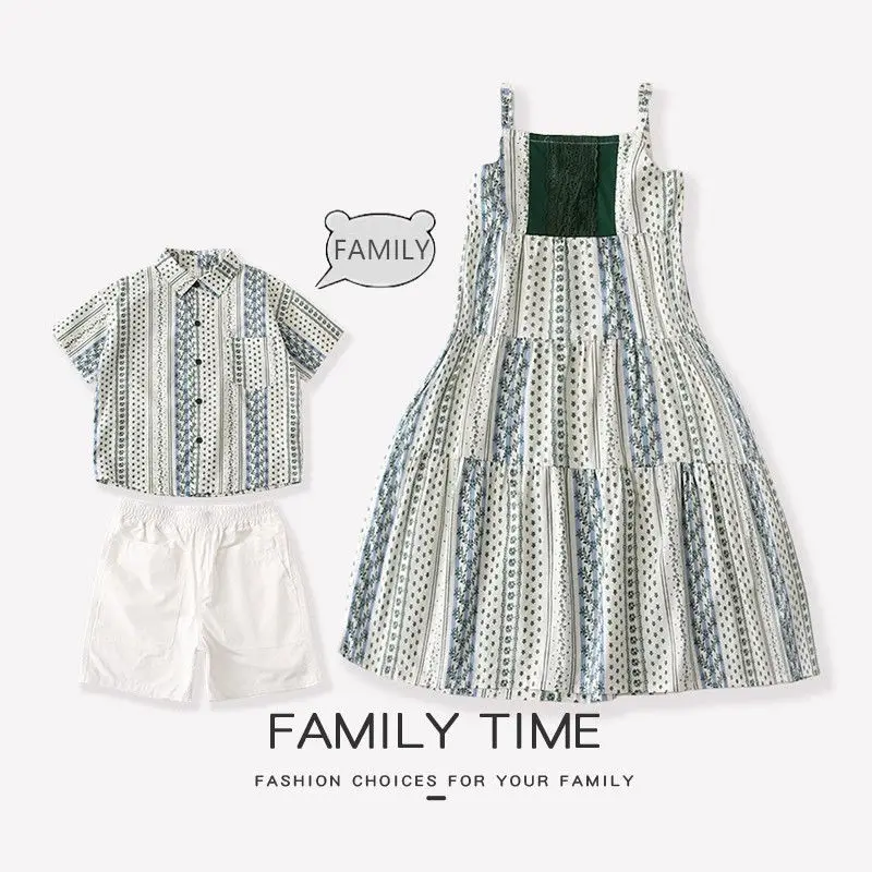 

Подходящее платье для мамы и дочки 2024 летние платья для мамы и девочки для сна для женщин одежда корейские Детские платья