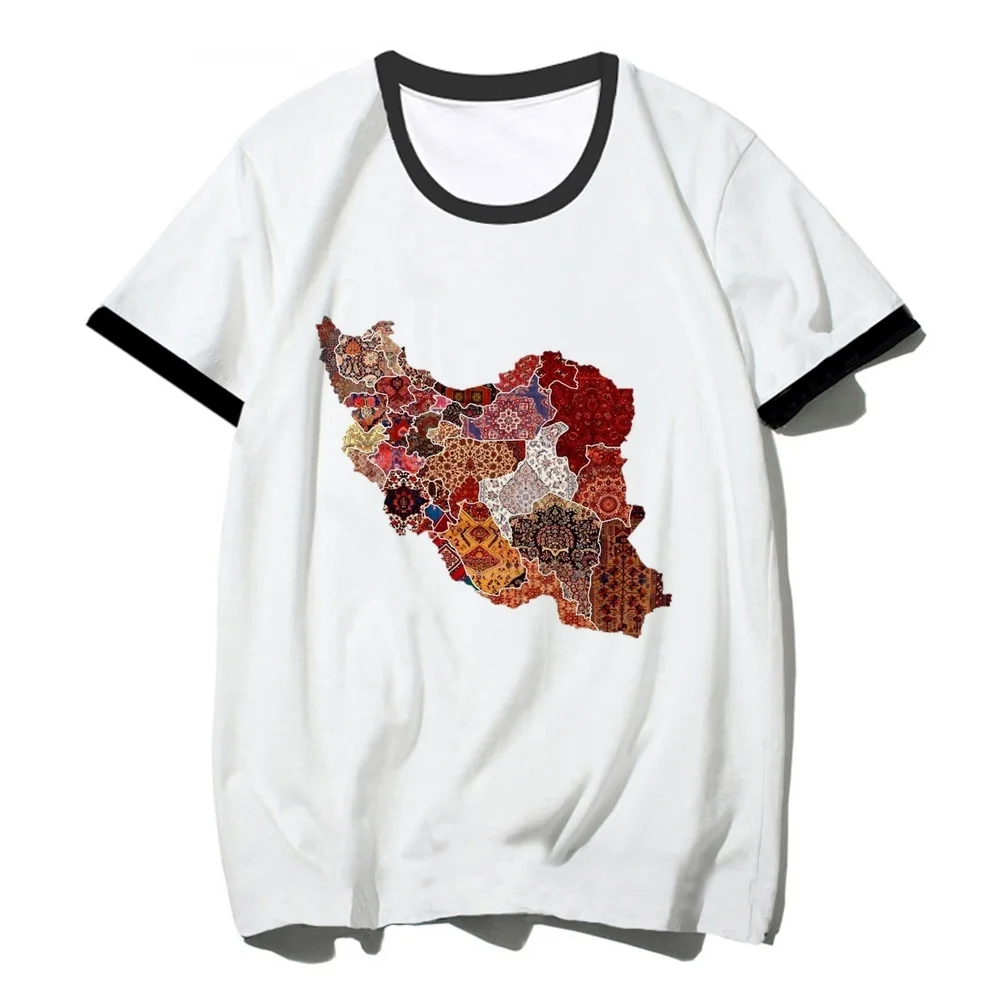 Iran top tees femme cutecore alternative  80s dollette Psychedelic t-shirt scene  japanese cutecore