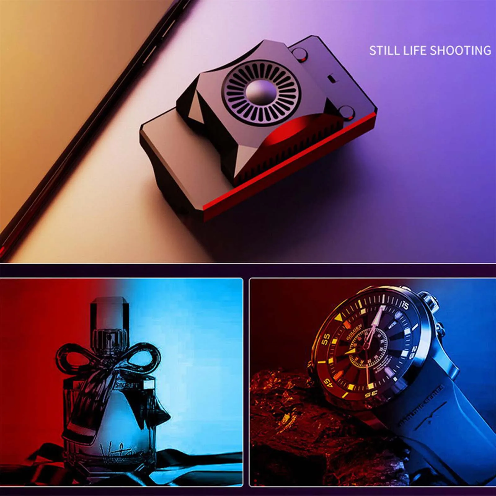 RGB ضوء ملون عصا إضاءة LED الفيديو الضوئي المحمولة تريد الإضاءة التصوير الفوتوغرافي مع وحدة تحكم عن بعد ملء الضوء