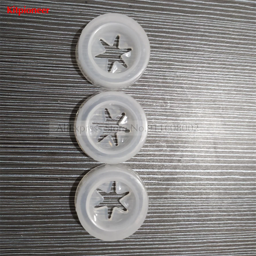 3 في 1 أغطية فوهة النمذجة الخاصة قطع الغيار فوهات القالب تركيبات صانع الآيس كريم الناعم آلات تقديم الناعمة ملحقات جديدة