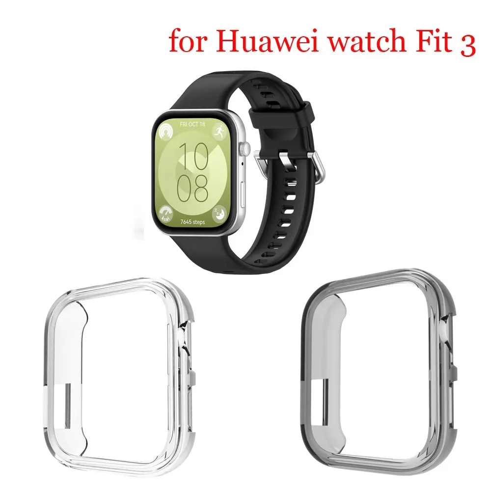 Huawei Watch Fit 3, мягкий силиконовый чехол из ТПУ, защитный чехол для Huawei Smartwatch Fit3