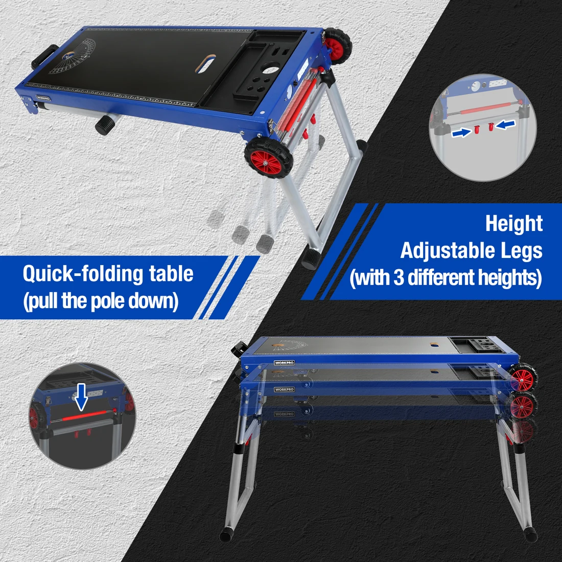 WORKPRO 4-in-1 Multi-Function Work Station Workbench