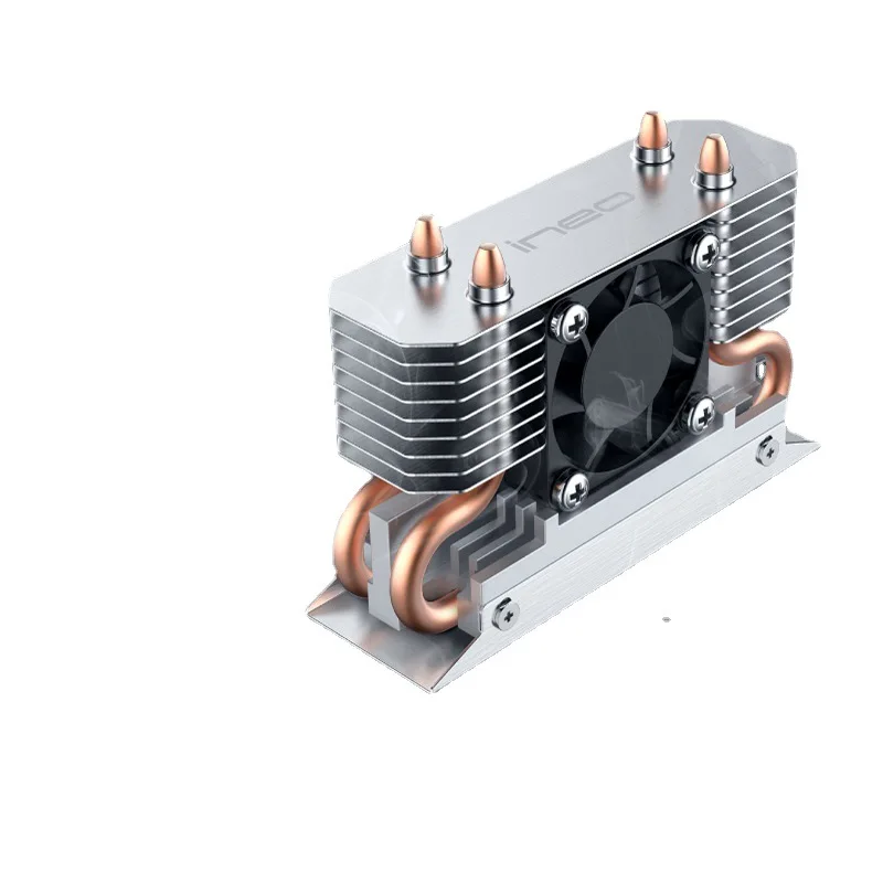 

Smart Speed-Adjusting Fan with Dual Composite Copper Tubes and Double-Sided Heat Sink Fins NVMe SSD Cooling Armor