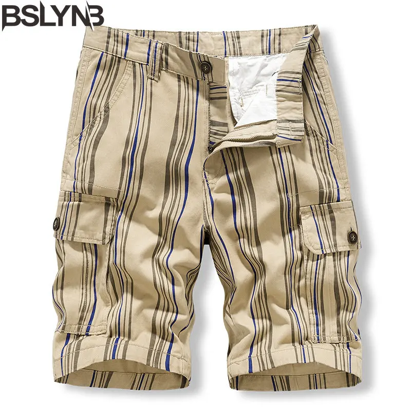 

New Arrival Men's Cargo Shorts Male Multiple Pockets Outdoor Bermuda Pants