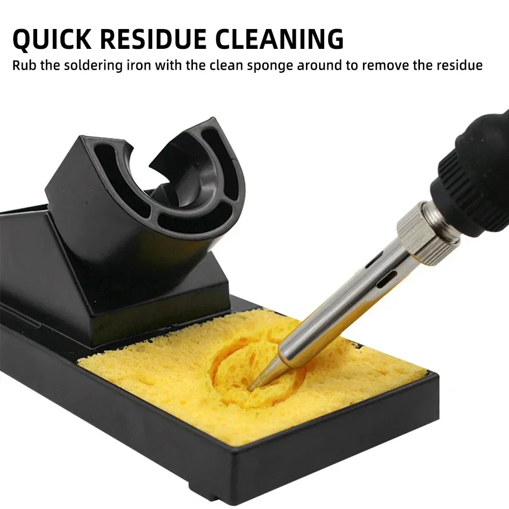 5 Pcs Soldering Iron Tips Cleaning Sponge Cleaner High Temperature Enduring Condense Sponge for Welding Tips Cleaining Tool